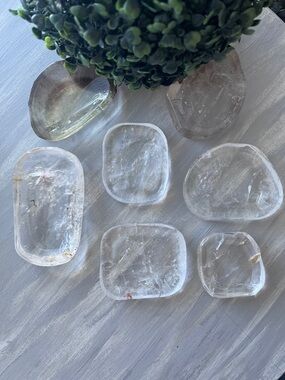 Crystal quartz abstract bowl